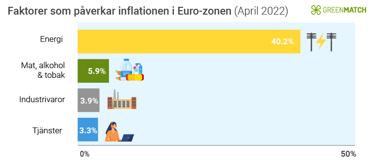 Faktorer som påverkar inflationen i Euro-zonen.